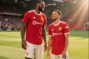 今日趣图：赚了❗1.3亿镑就完成了足坛詹库连线，曼联剑指争冠！