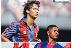 自1923年以来，英格兰球员仅莱因克尔&拉什福德两人效力巴萨