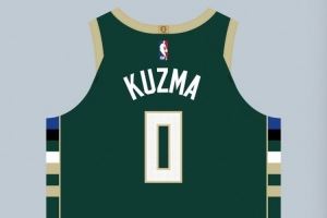 球衣名记：库兹马新赛季将改穿0号球衣 此前属于利拉德