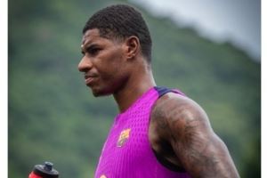 巴萨社媒：我们很快将看到巅峰状态的拉什福德