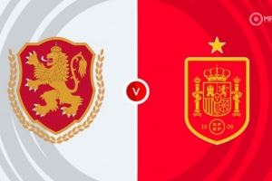 西班牙历史5战保加利亚4胜1平，还打出过队史最大获胜比分13-0