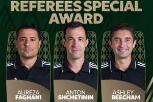 执法世俱杯决赛！官方：法加尼等3人获得亚足联裁判特别奖