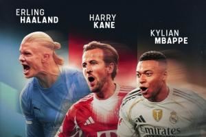 🔥胜负难分！哈兰德17场27球，凯恩19场25球，姆巴佩18场21球